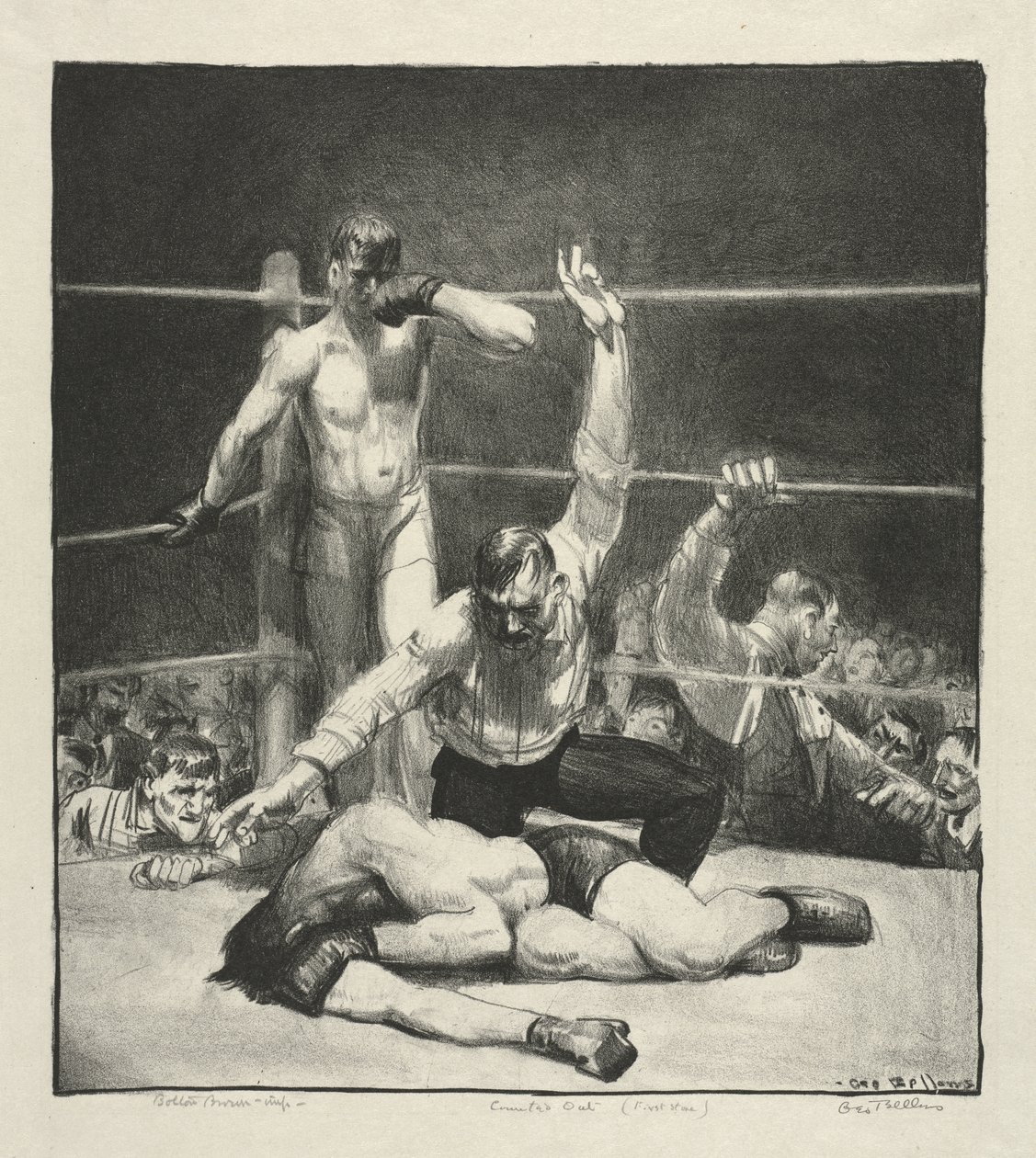 Dato per spacciato, la prima pietra da George Bellows