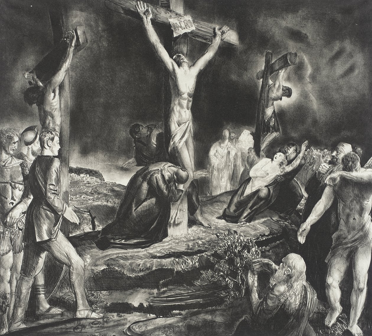 Crocifissione di Cristo da George Bellows
