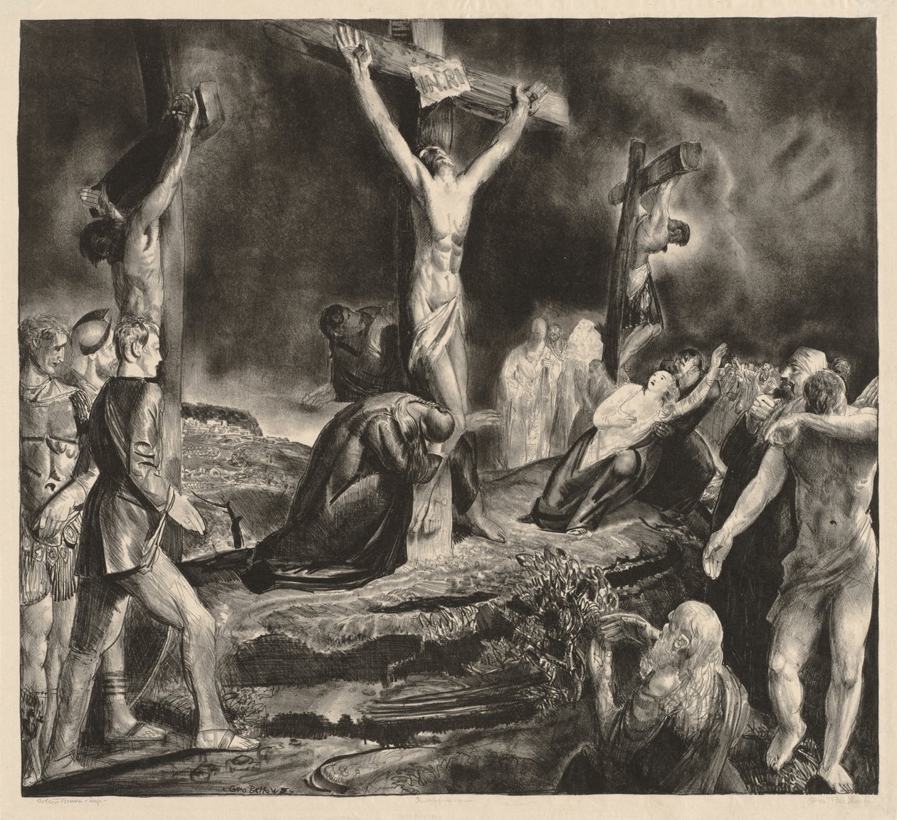 Crocifissione di Cristo da George Bellows