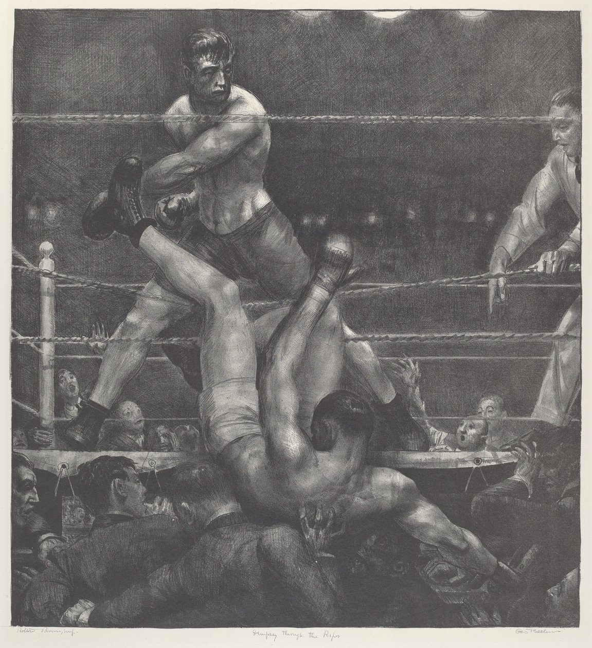 Dempsey tra le corde da George Bellows