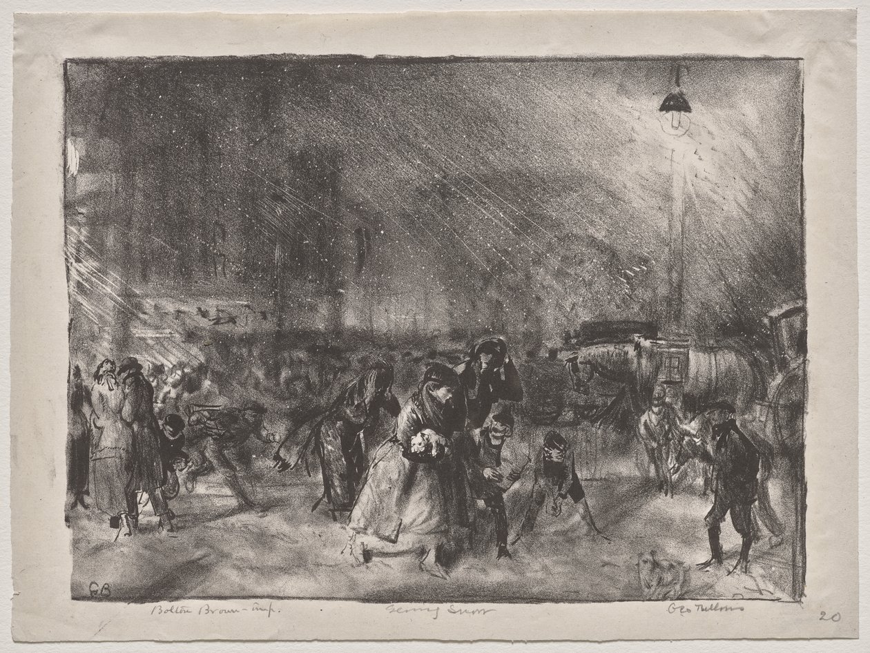Neve serale da George Bellows