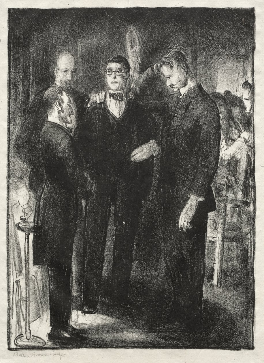 Quattro amici, secondo stato da George Bellows