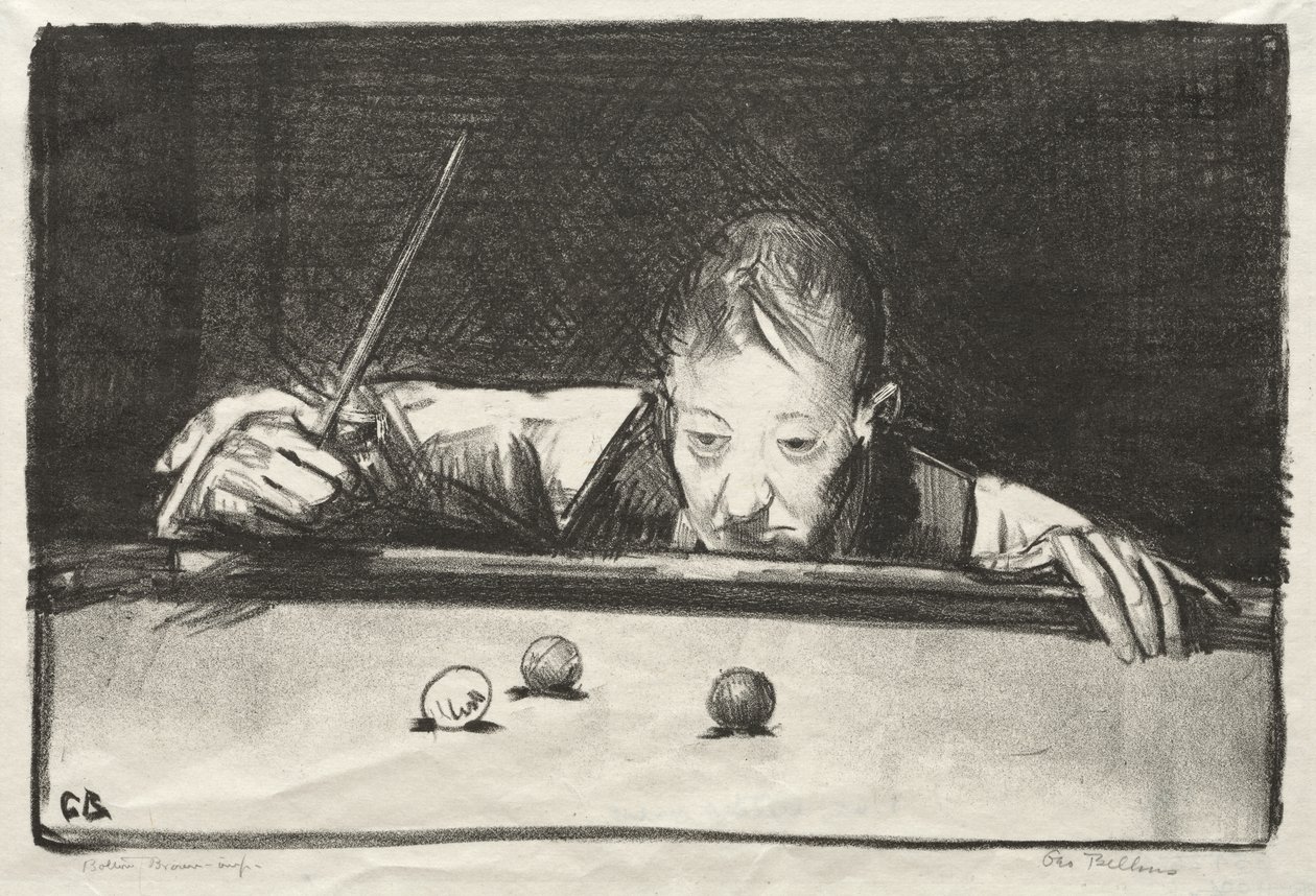 Atleta al coperto da George Bellows