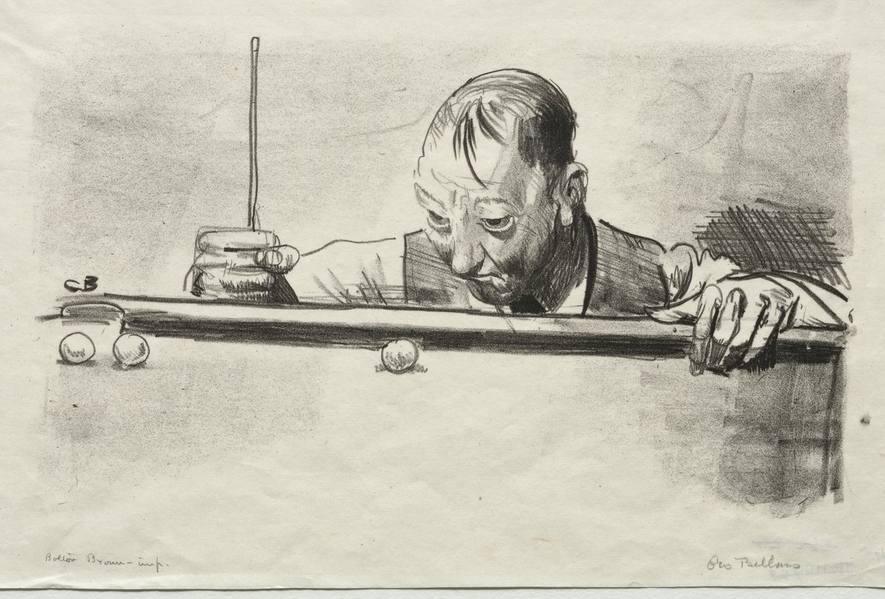 Atleta indoor, Second Stone da George Bellows