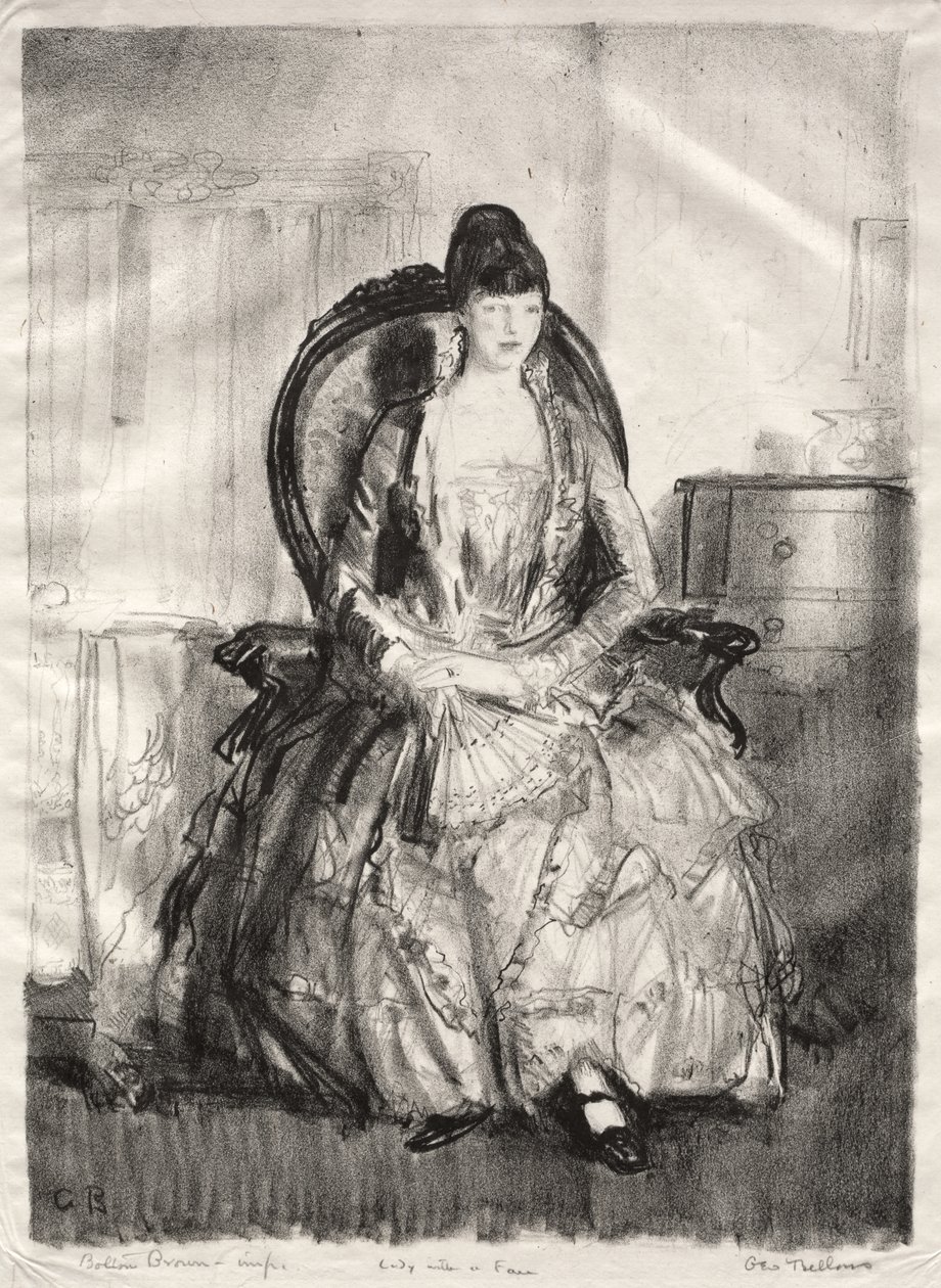 Dama con ventaglio da George Bellows