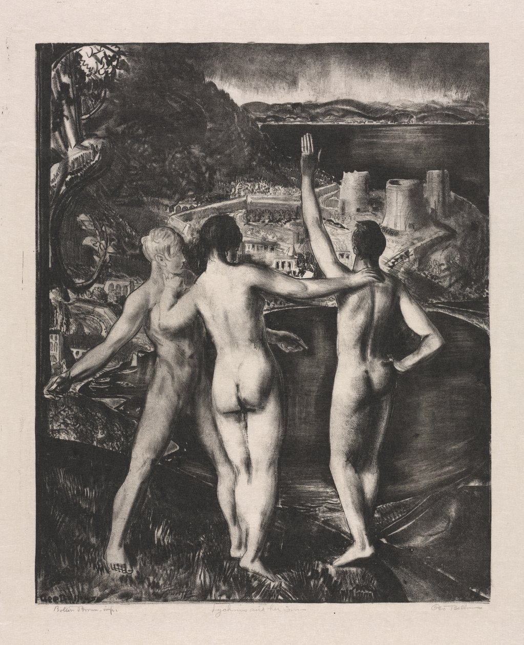 Lychnis e i suoi figli da George Bellows