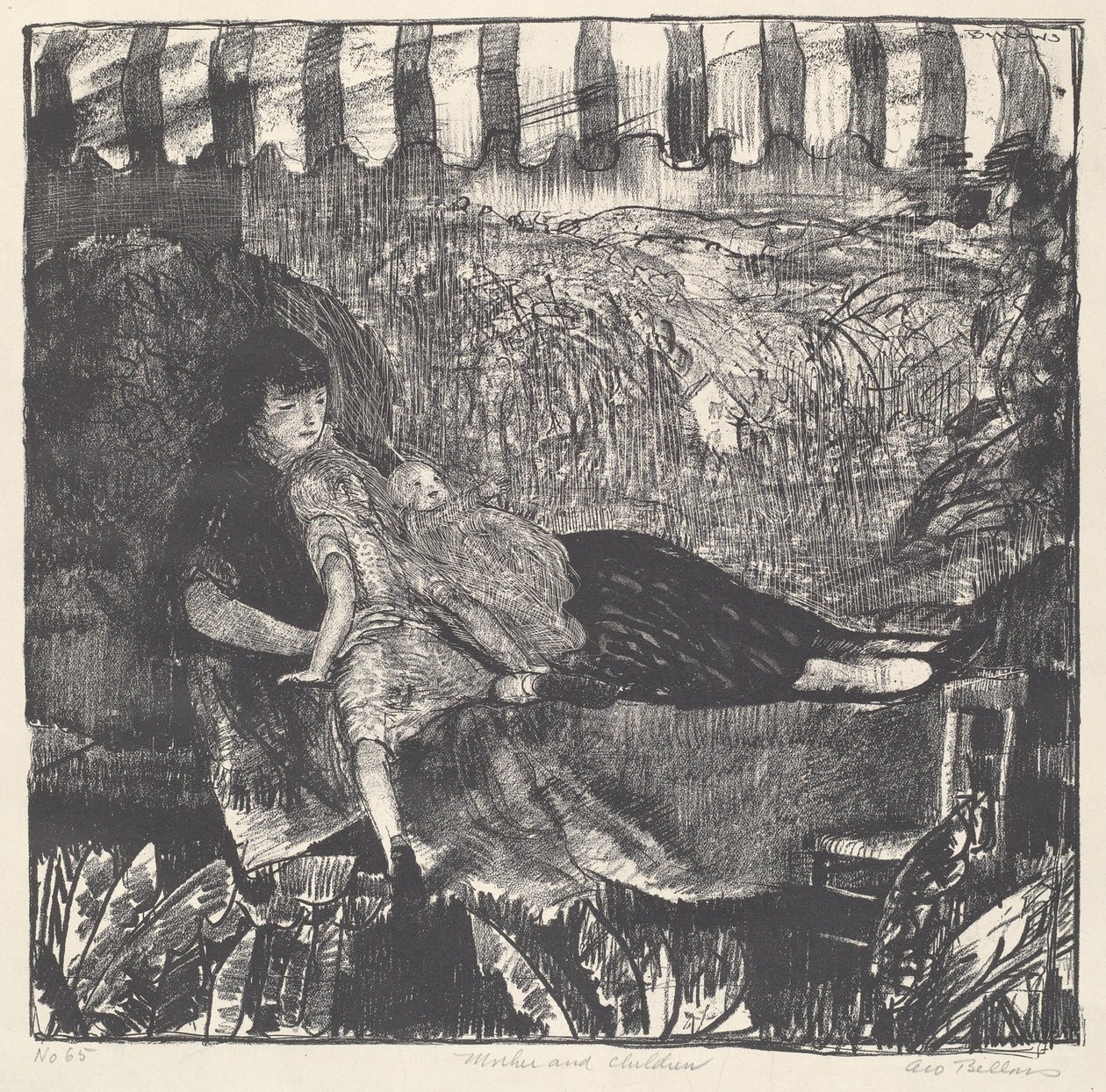 Madre e figli da George Bellows