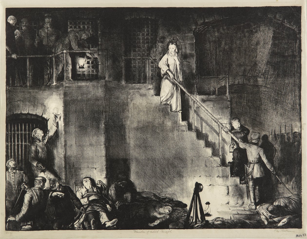 Assassinio di Edith Cavell da George Bellows
