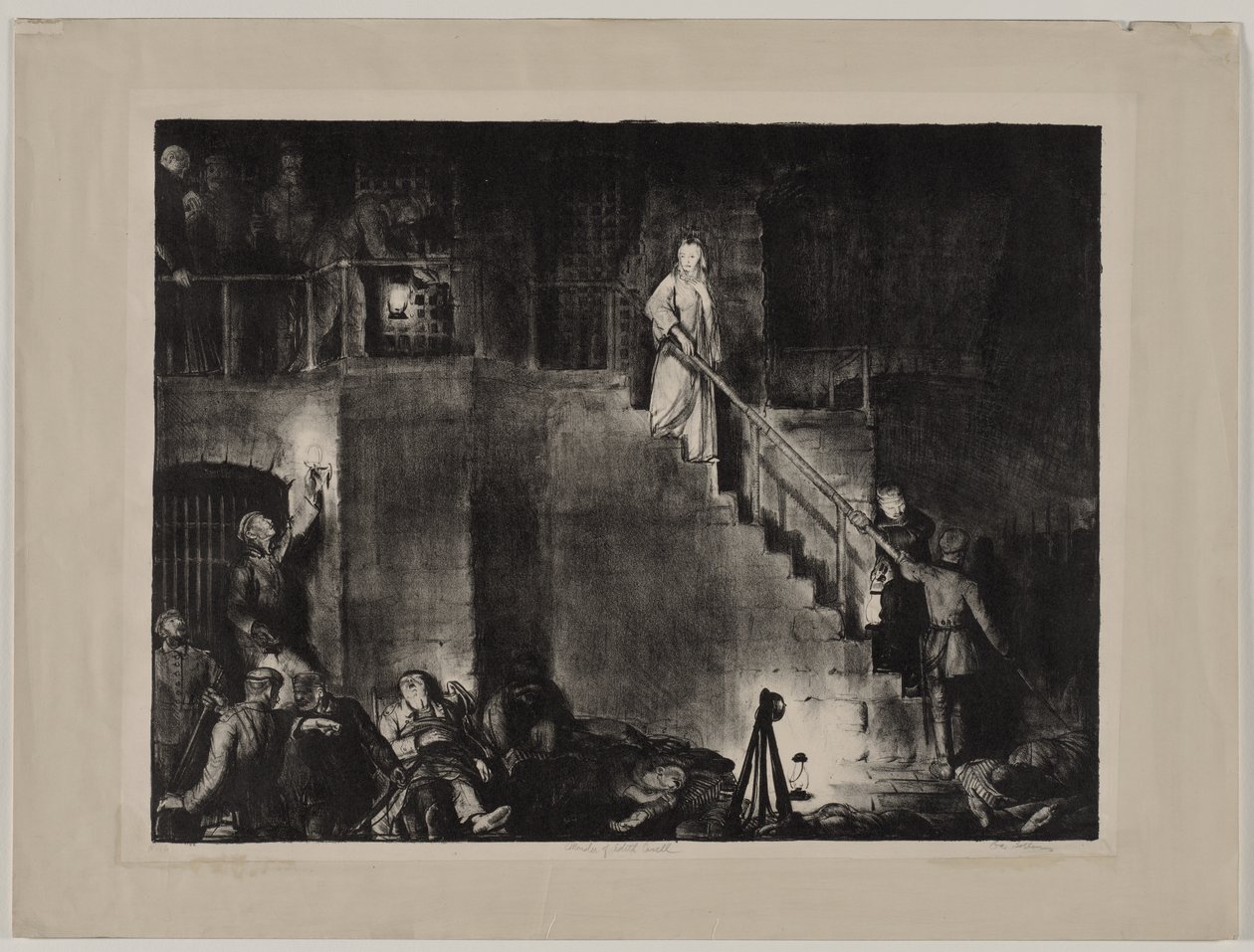 Assassinio di Edith Cavell da George Bellows