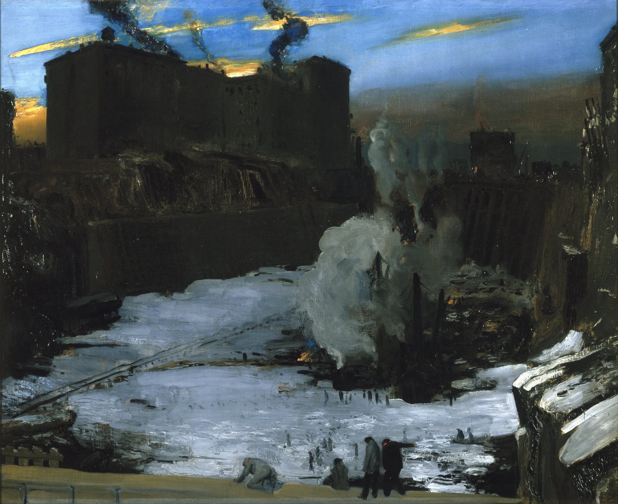 Scavi alla Pennsylvania Station da George Bellows