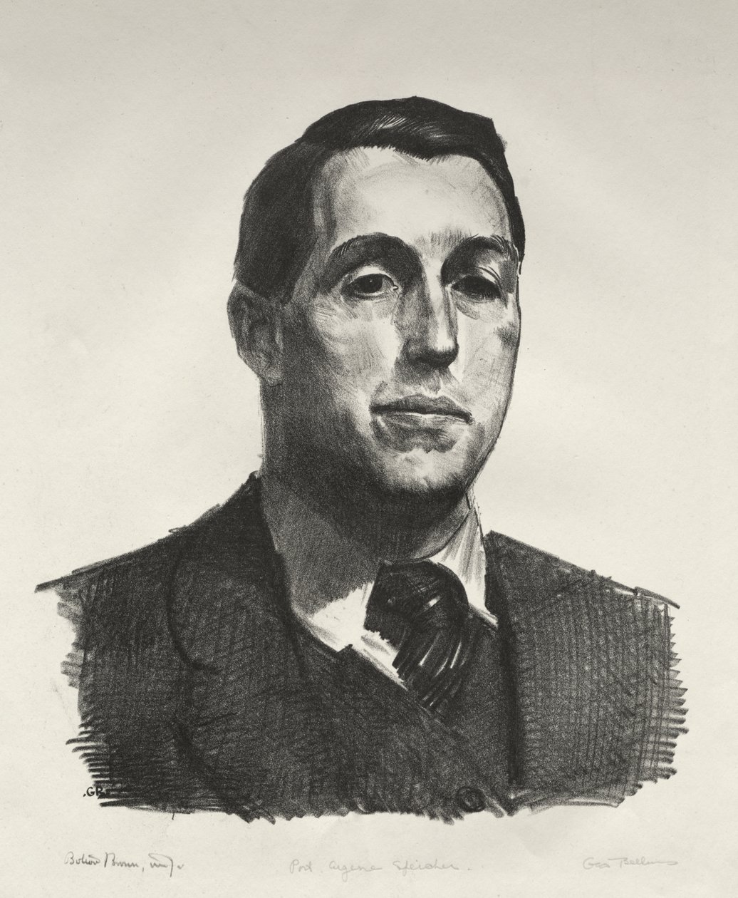 Ritratto di Eugene Speicher, prima pietra da George Bellows