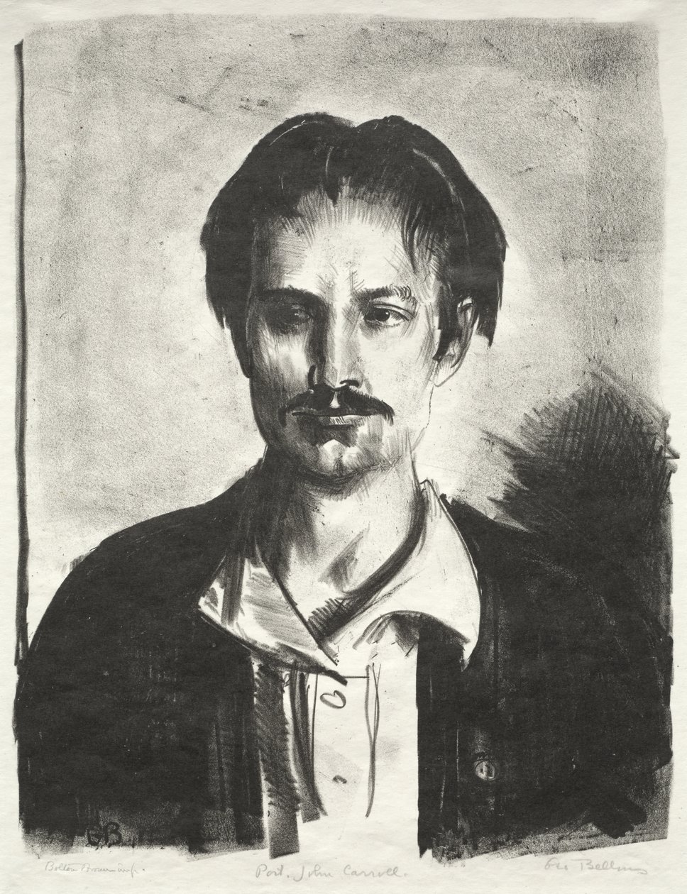 Ritratto di John Carroll da George Bellows