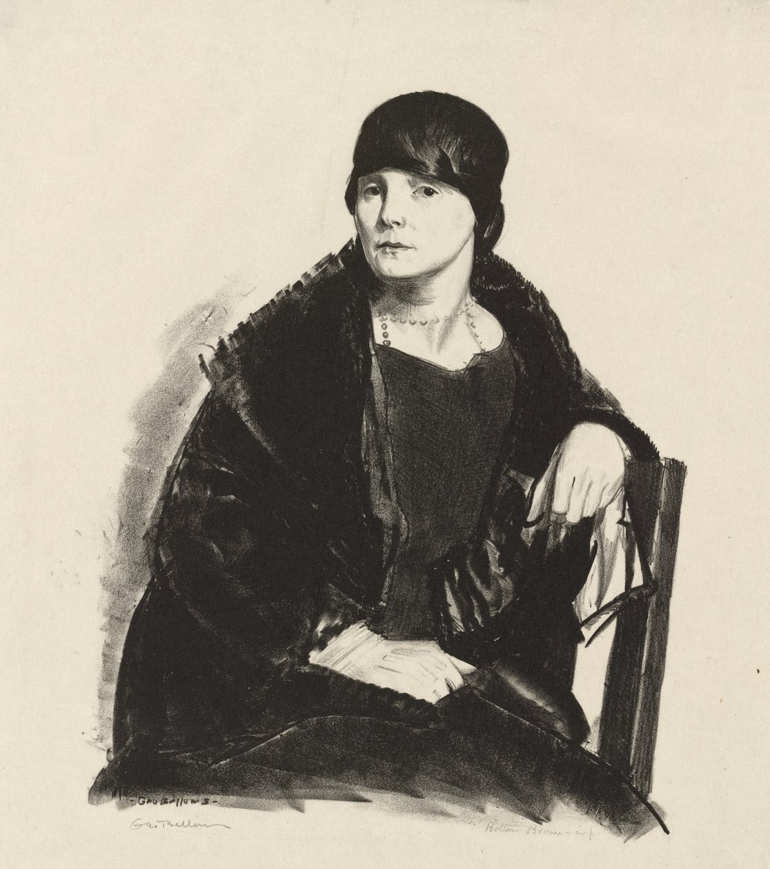 Ritratto della signora R. da George Bellows