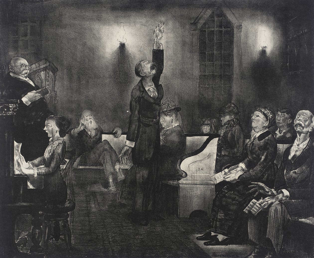 Incontro di preghiera n. 2 da George Bellows
