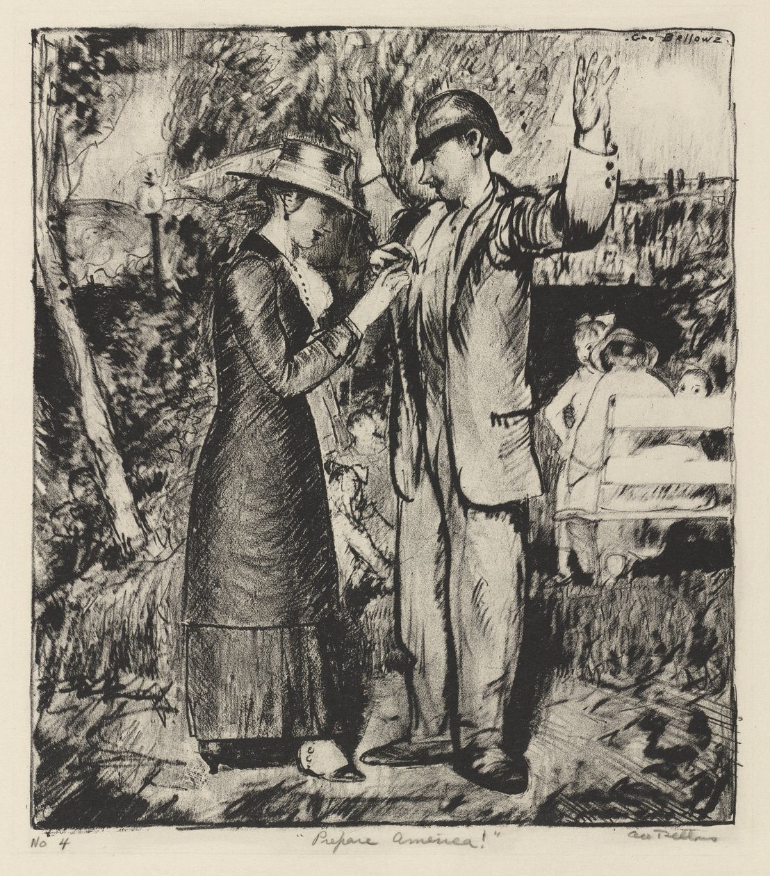 "Preparati, America!" da George Bellows