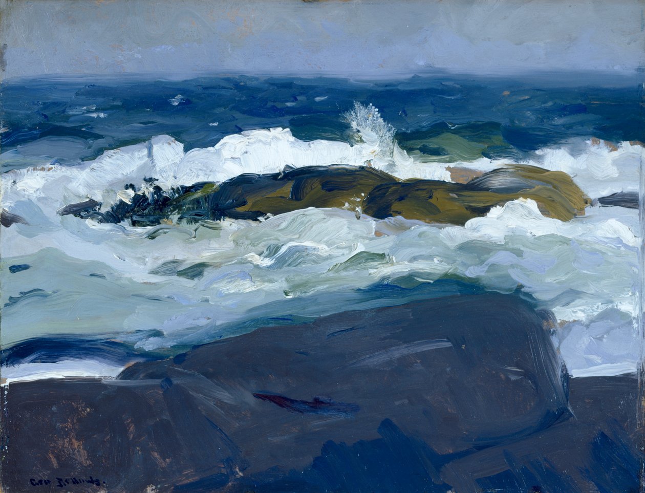 Rock Reef, Maine da George Bellows