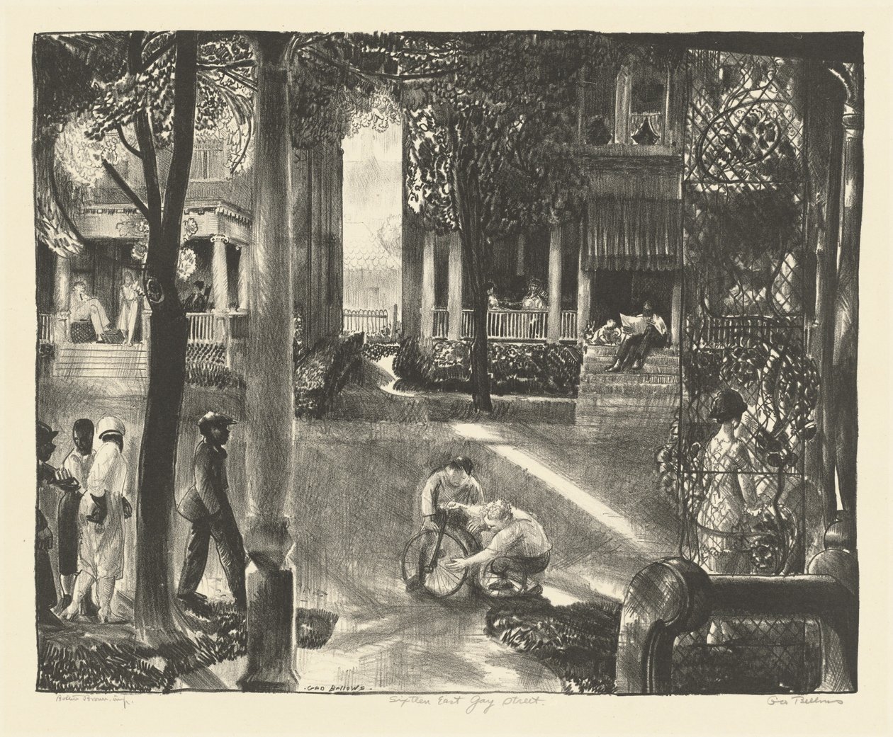 16 East Gay Street da George Bellows