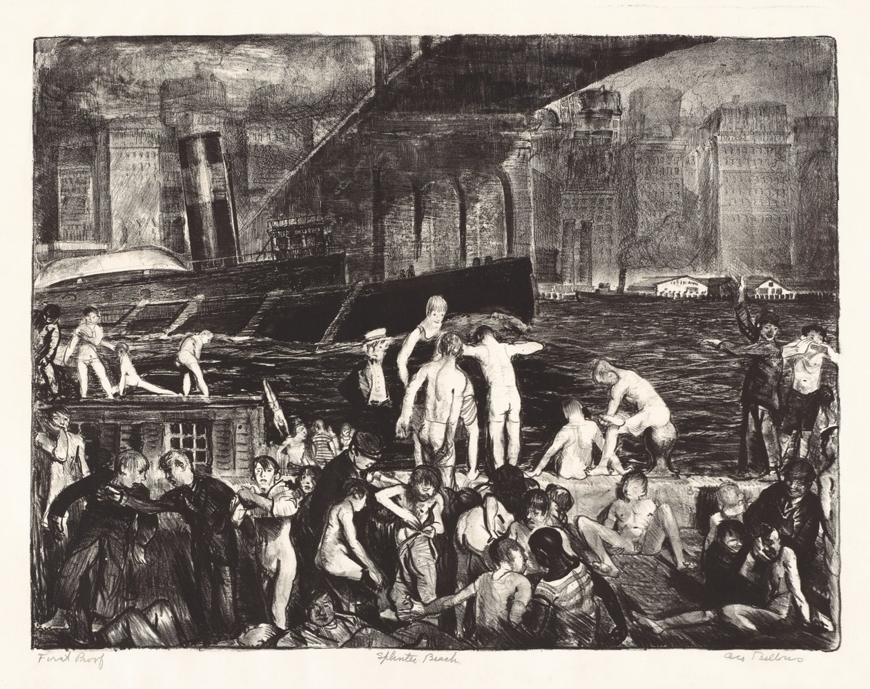Spiaggia Scheggia da George Bellows