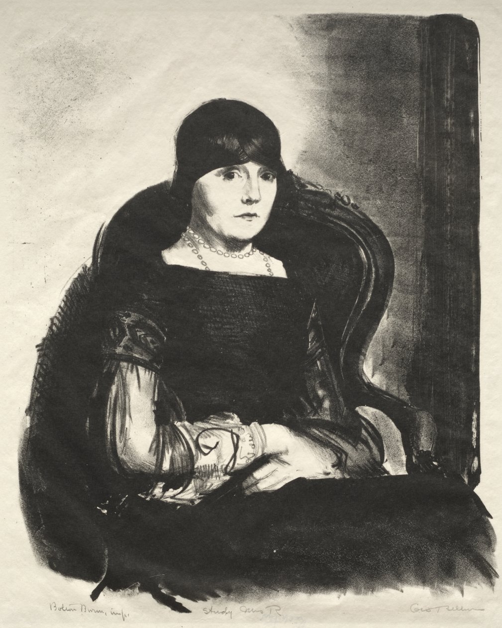 Studio, signora R. da George Bellows