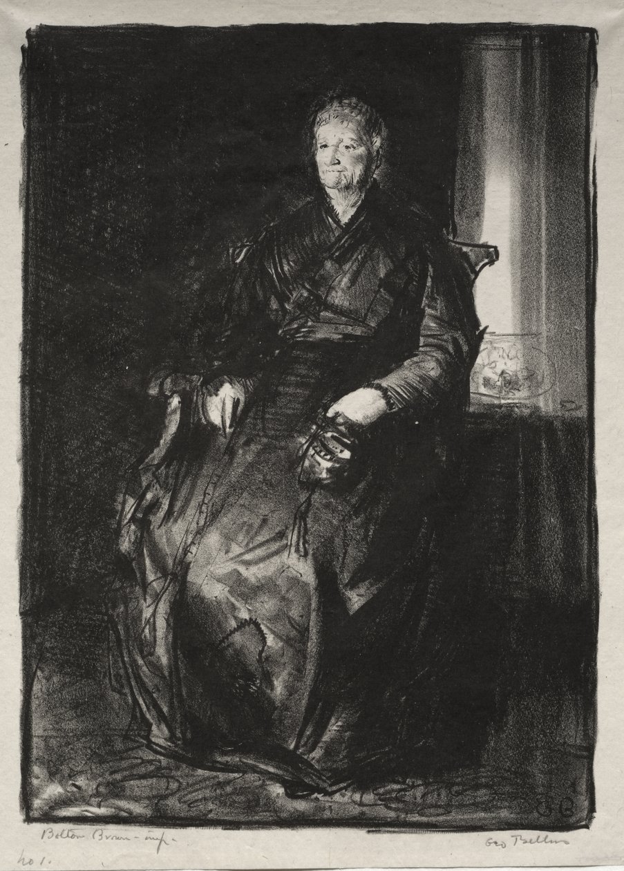 Studio di mia madre, Prima pietra da George Bellows