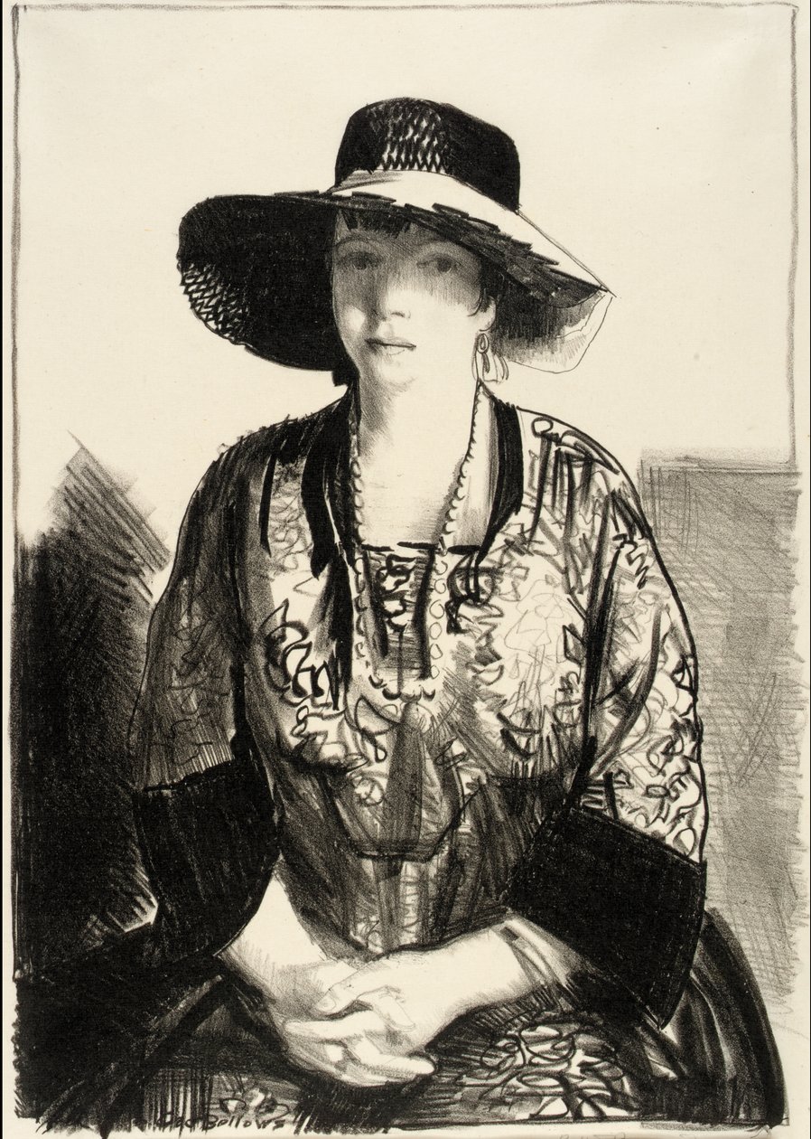 Il Cappello Nero da George Bellows
