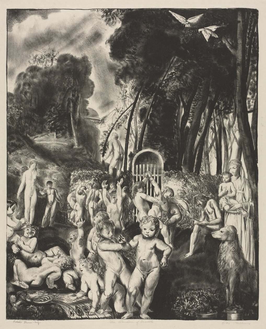 Il giardino della crescita da George Bellows