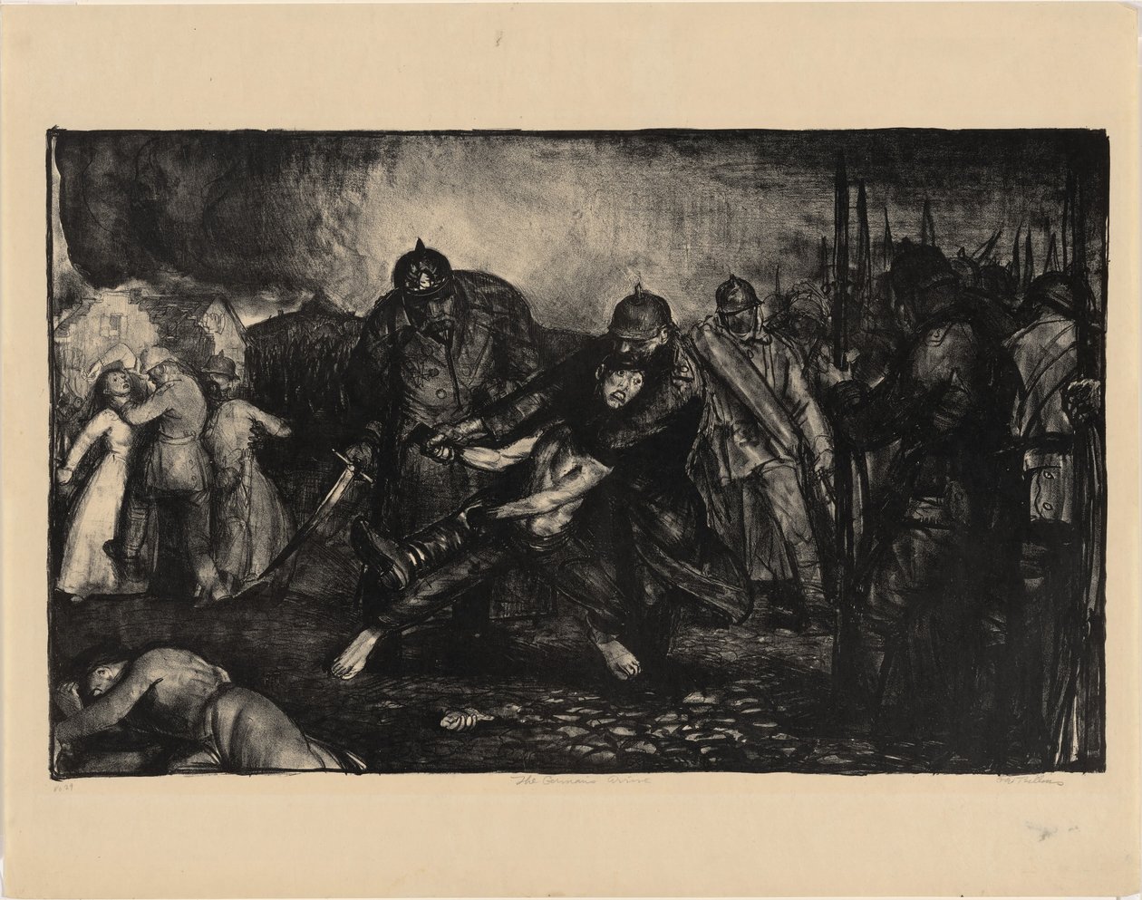 Arrivano i tedeschi da George Bellows