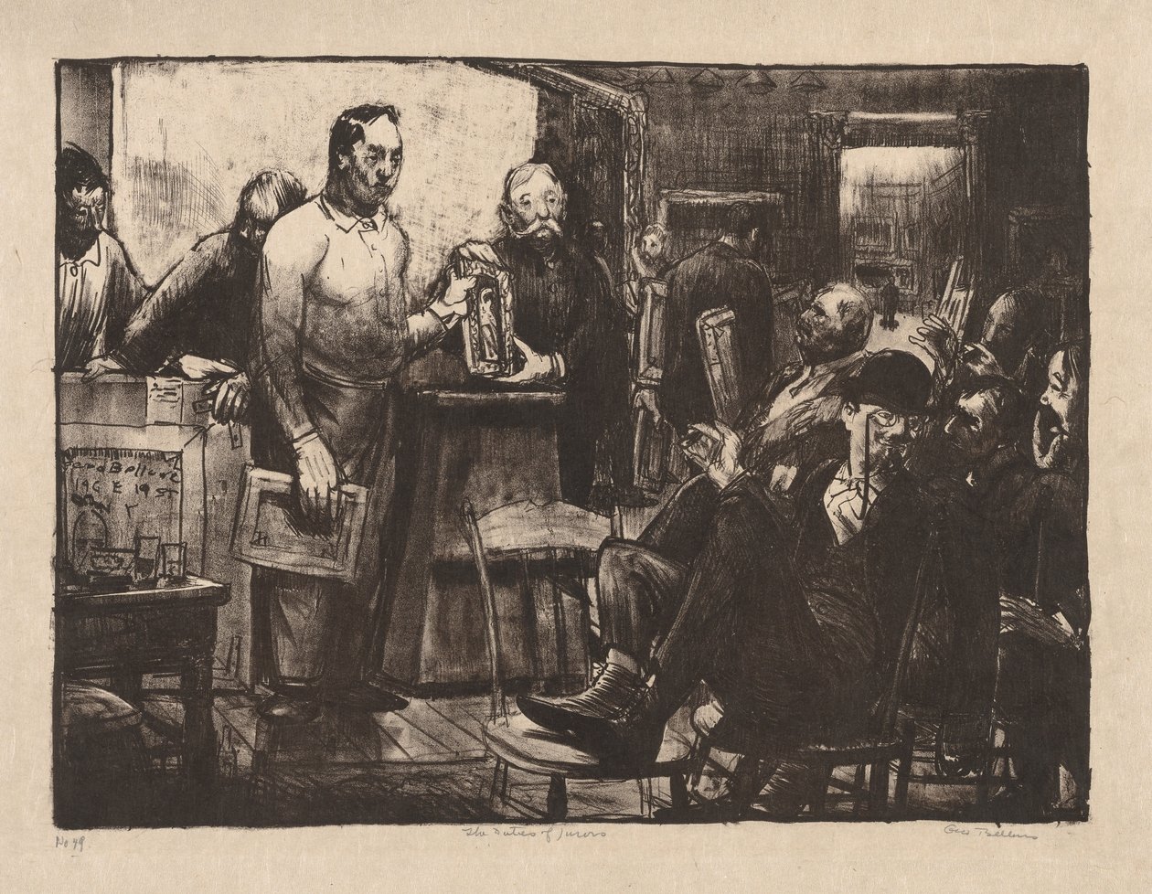 La giuria da George Bellows