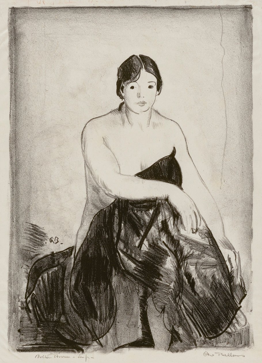 Il modello, seconda pietra da George Bellows