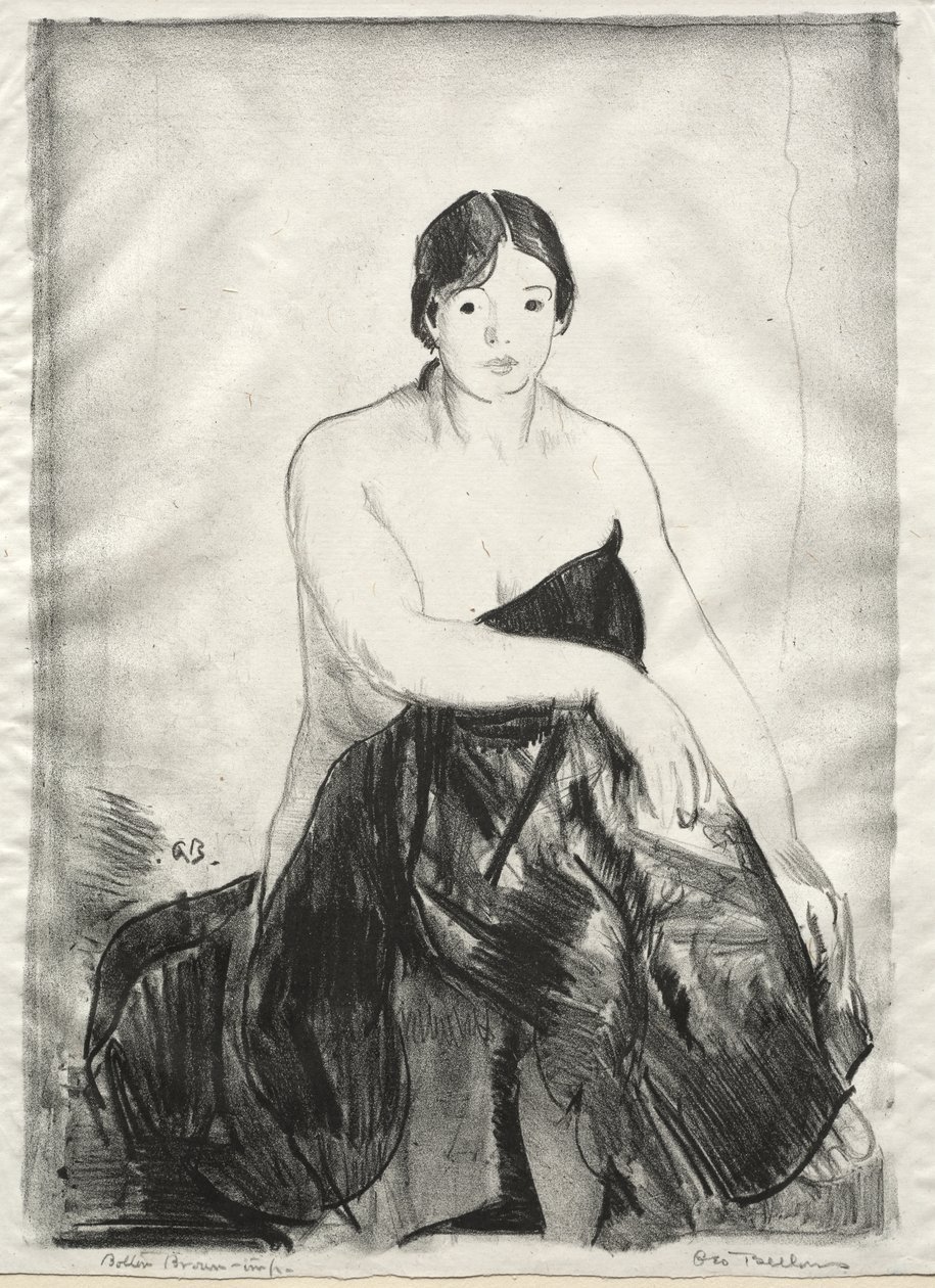 Il modello, seconda pietra da George Bellows