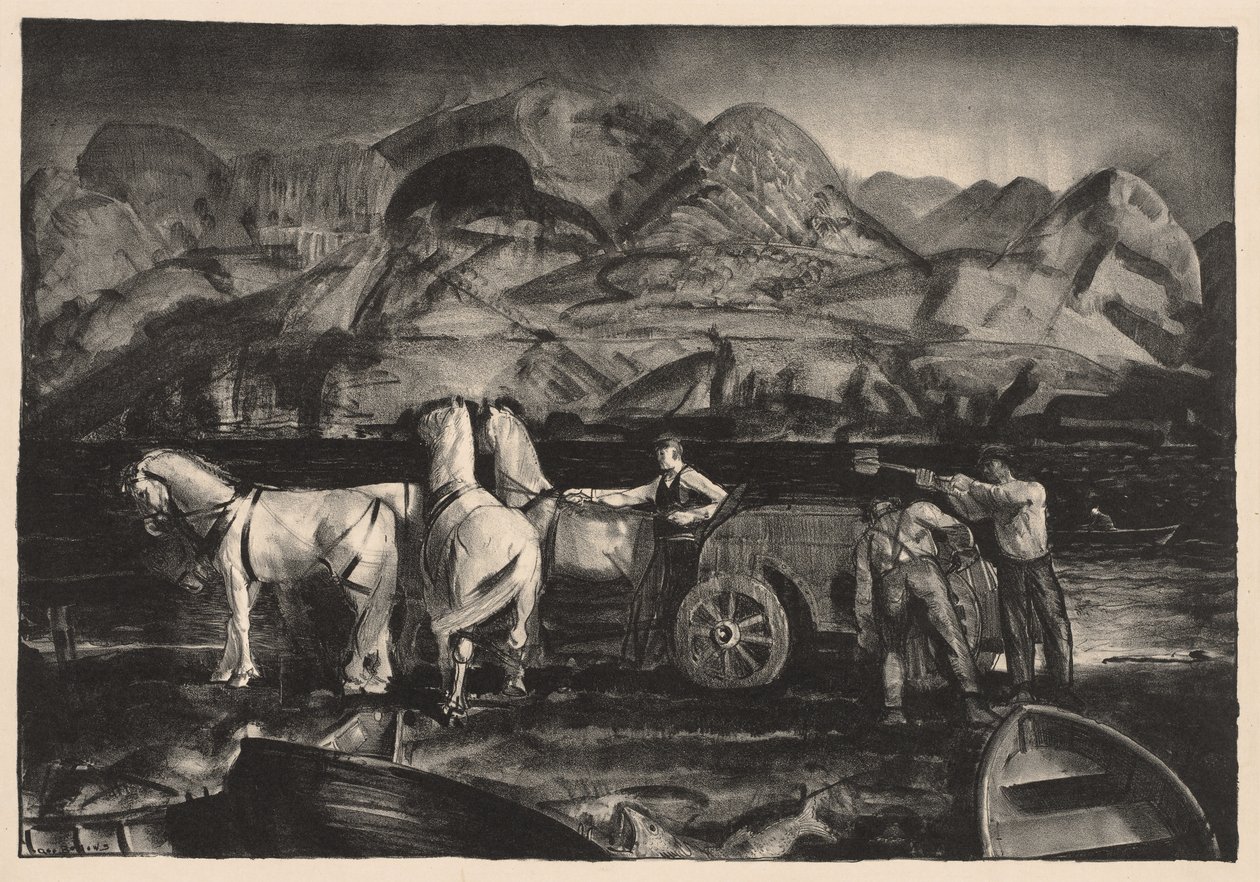La squadra della sabbia da George Bellows