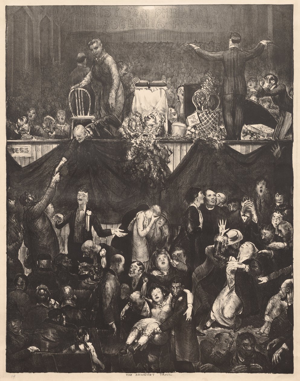 Il sentiero della segatura da George Bellows