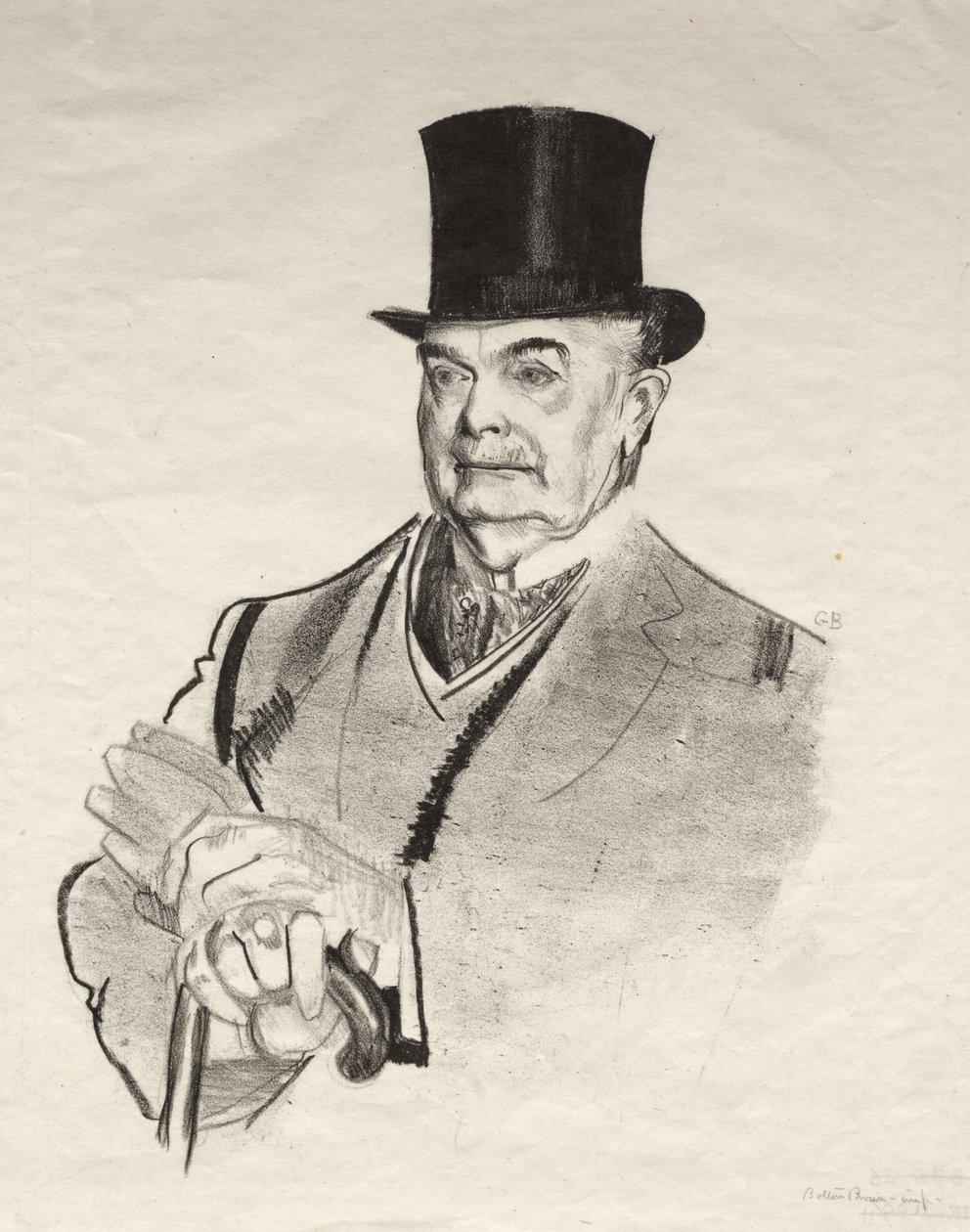 W. E. Story, Esq., primo stato da George Bellows