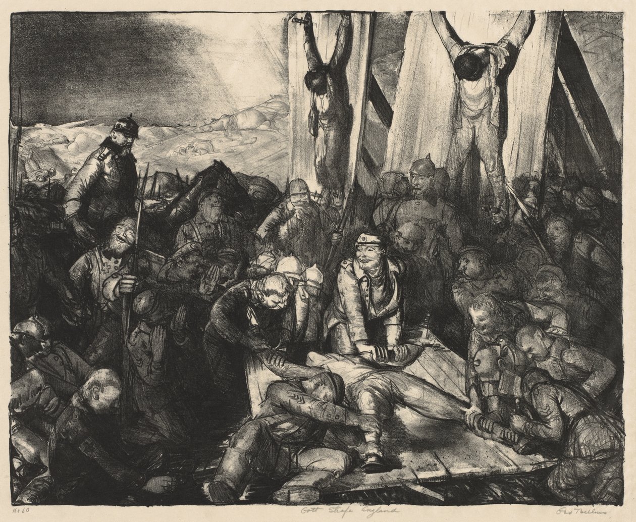 Serie "War":  La punizione di Dio, Inghilterra da George Bellows