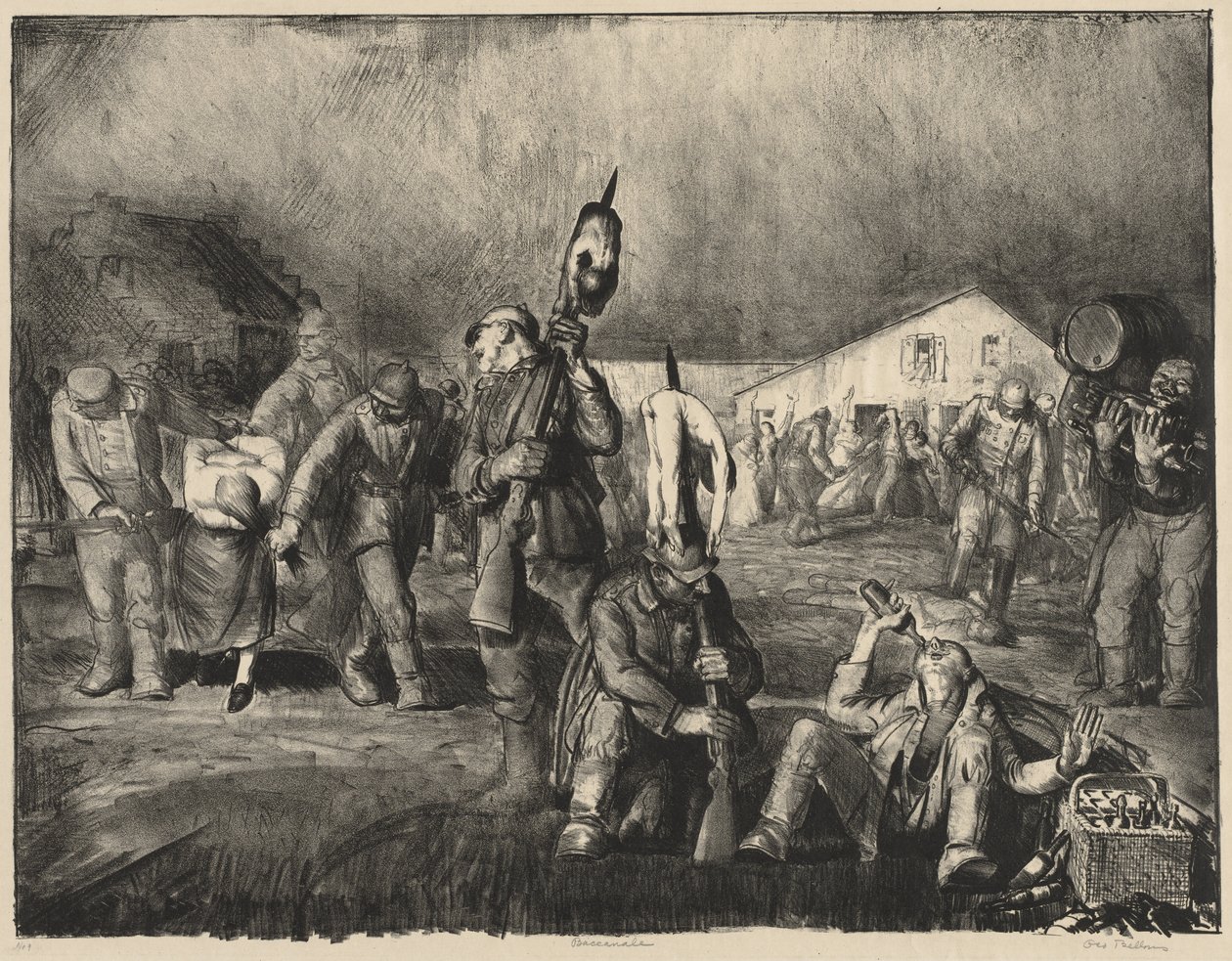Serie "War":  Il Baccanale da George Bellows
