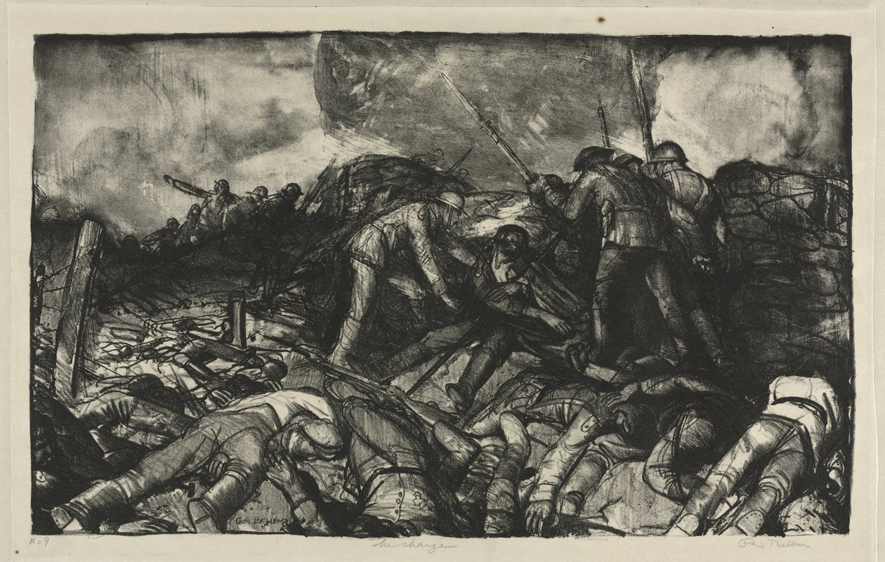 Serie della guerra: La carica da George Bellows