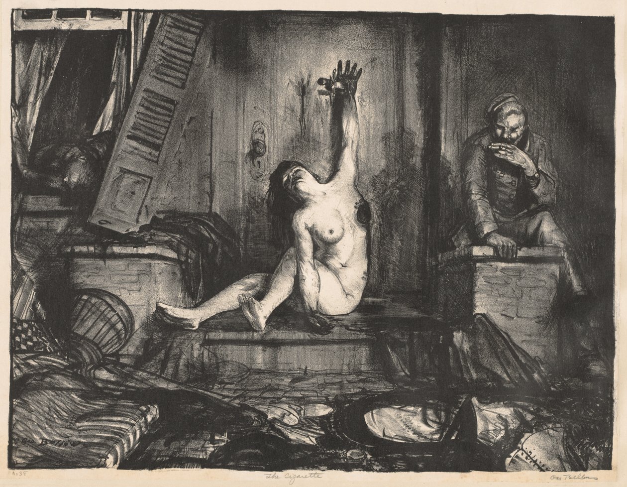 Serie della guerra: La sigaretta da George Bellows