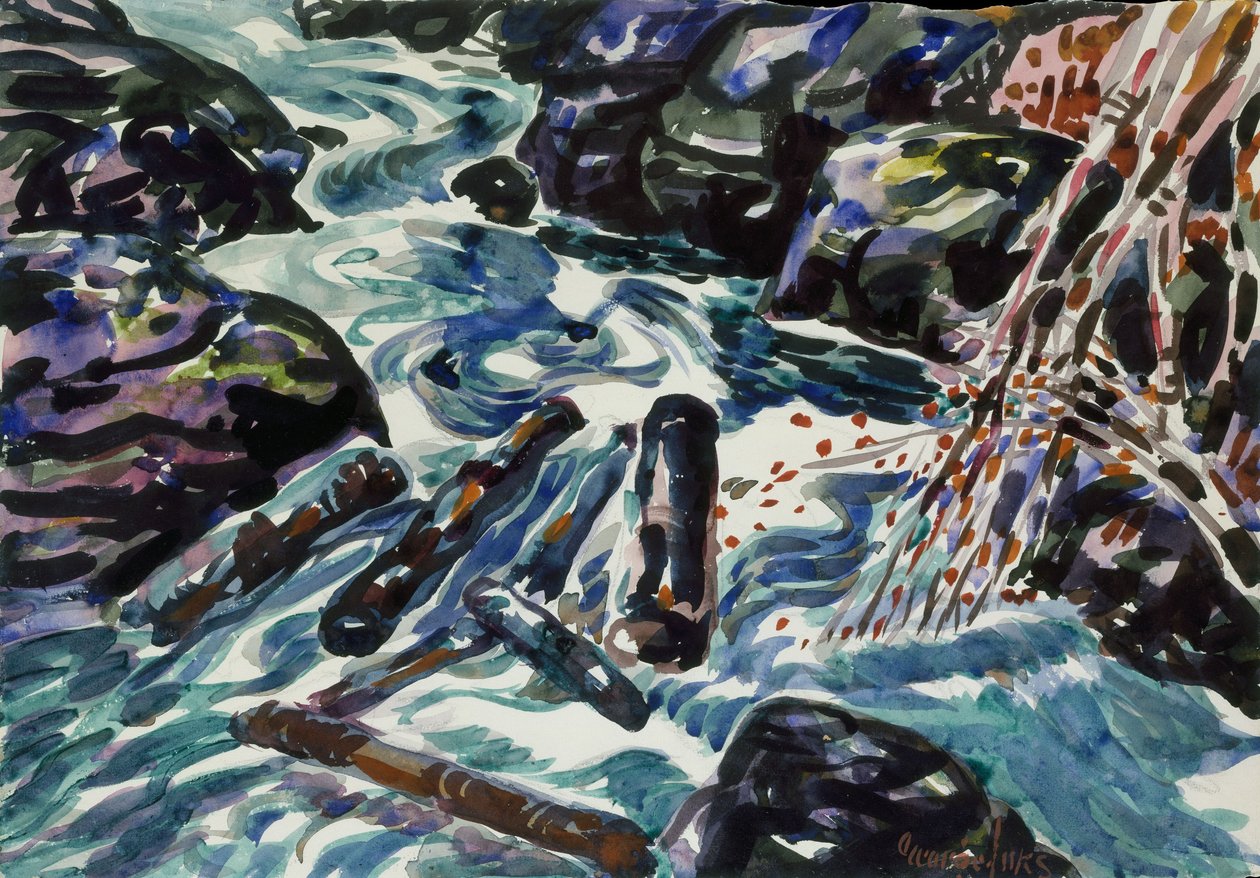 Il ruscello, Nuova Scozia da George Benjamin Luks