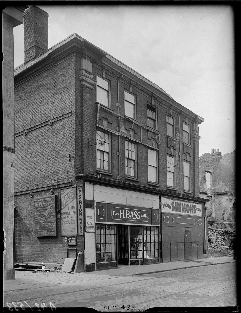 5-5A Fleet Street, Coventry, 1941 da George Bernard Mason
