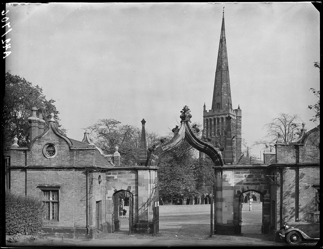 Aston Hall, Ingresso, Witton Lane, Aston Park, Aston, Birmingham, 1941 da George Bernard Mason