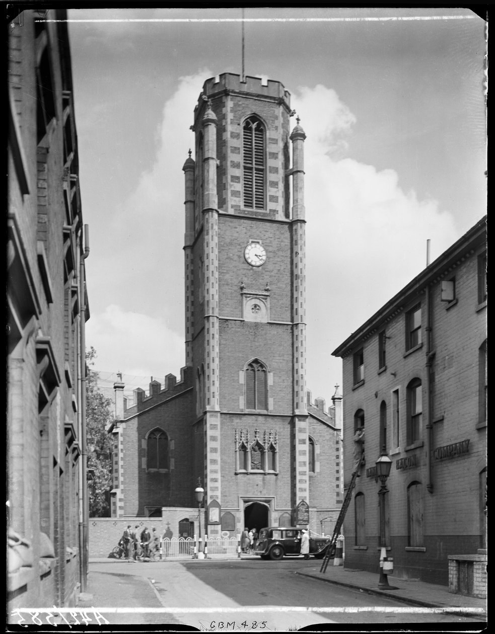 Chiesa di Bishop Ryder, Gem Street, Gosta Green, Birmingham, 1941 da George Bernard Mason