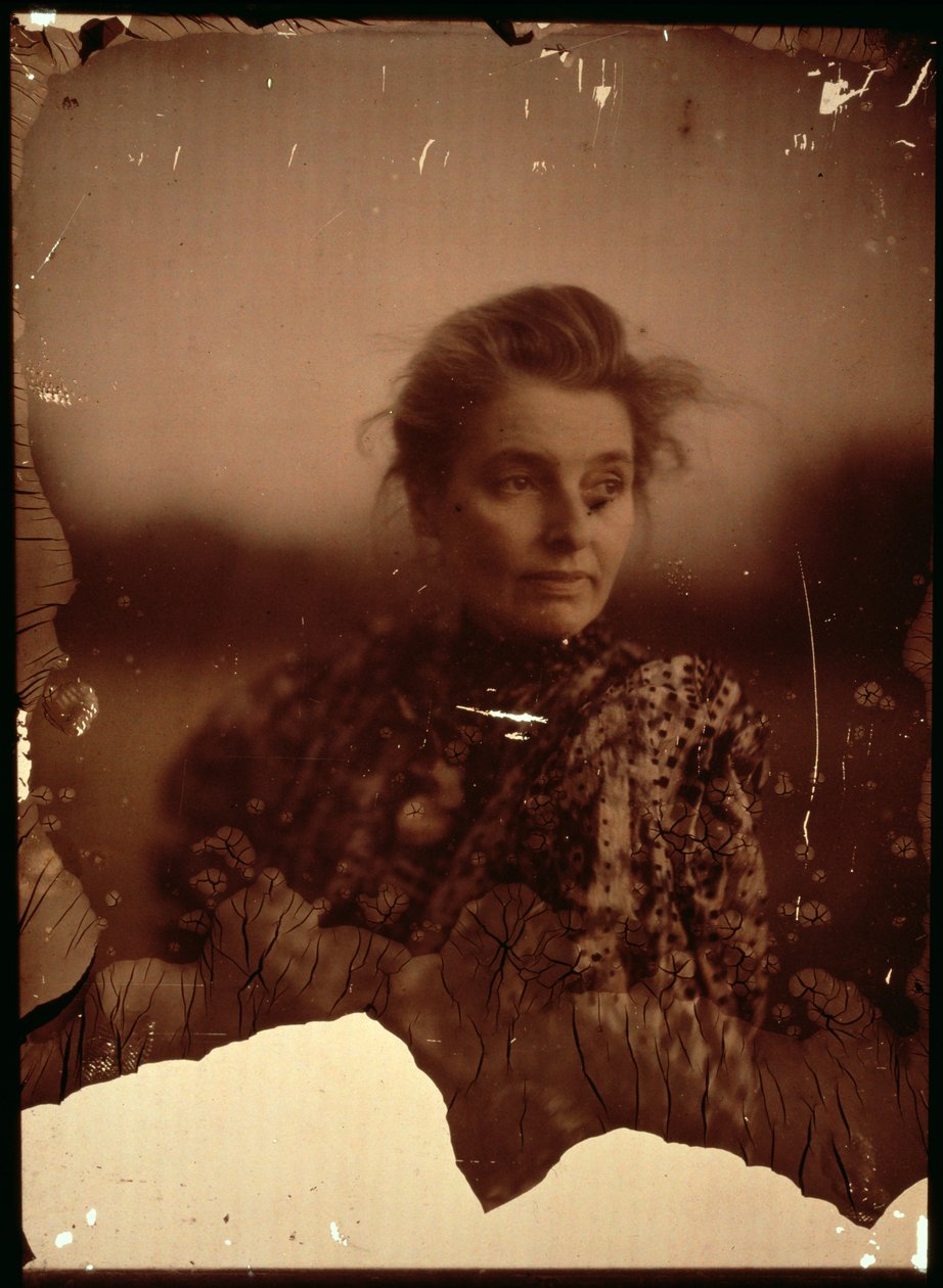 Fotografia di ritratto di Beatrice Webb (1858-1943) da George Bernard Shaw