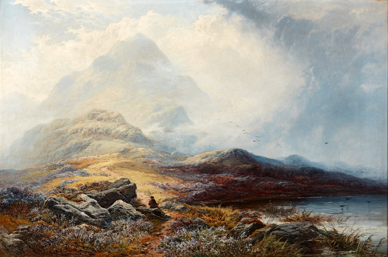 Tempesta sulle colline di Grampian da George Blackie Sticks
