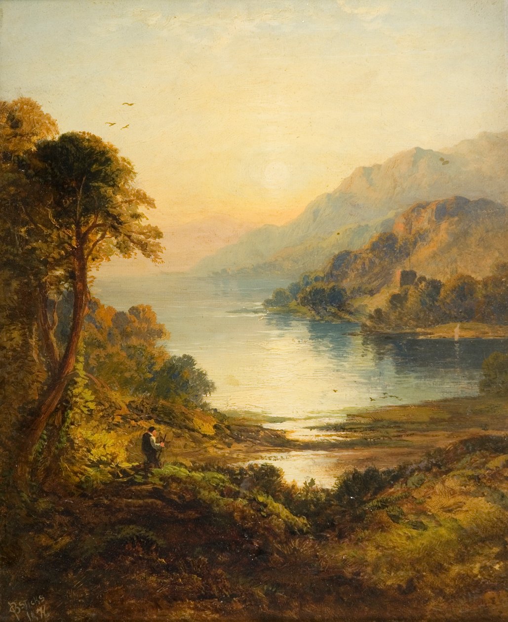 Kyles di Bute, Argyll, 1876 da George Blackie Sticks