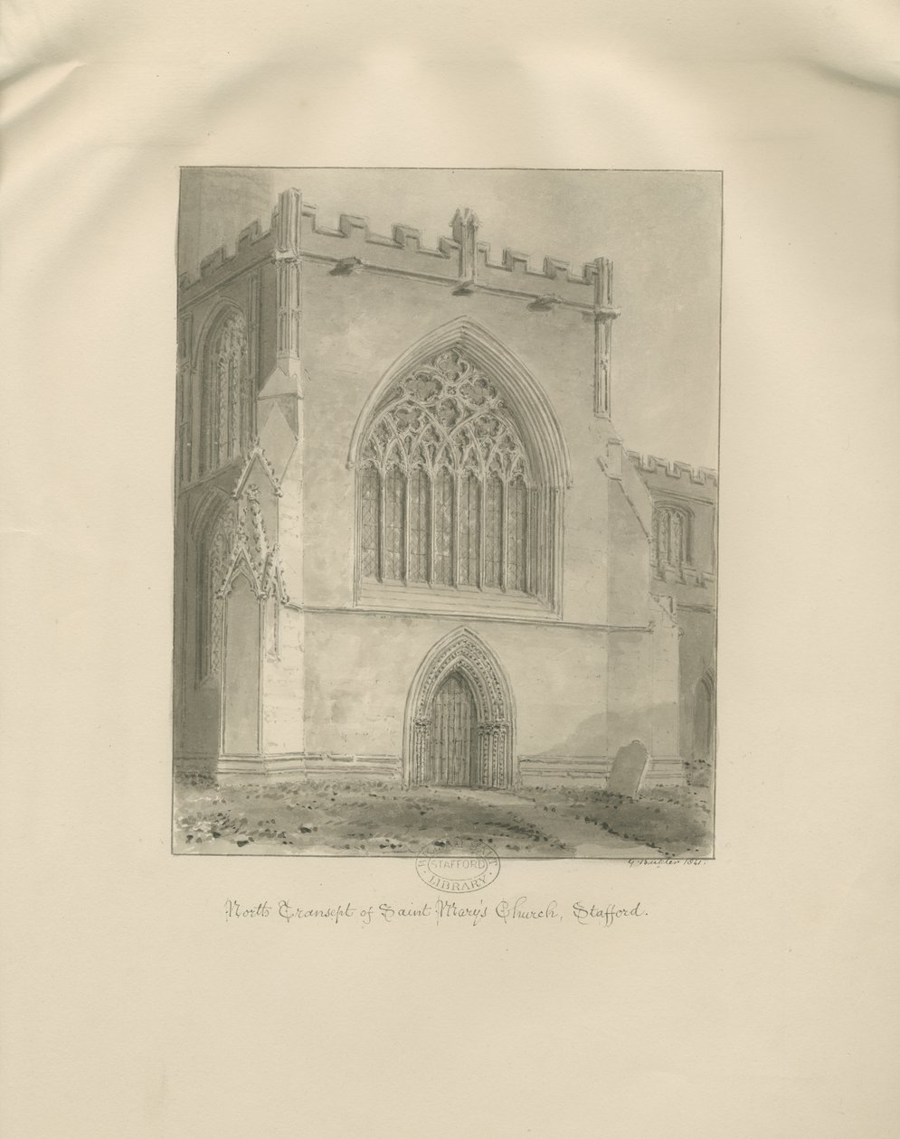 Stafford - Chiesa di Santa Maria da George Buckler