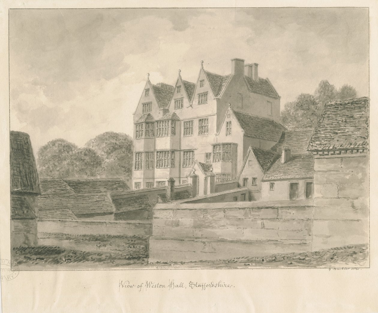 Weston-on-Trent - Hall da George Buckler