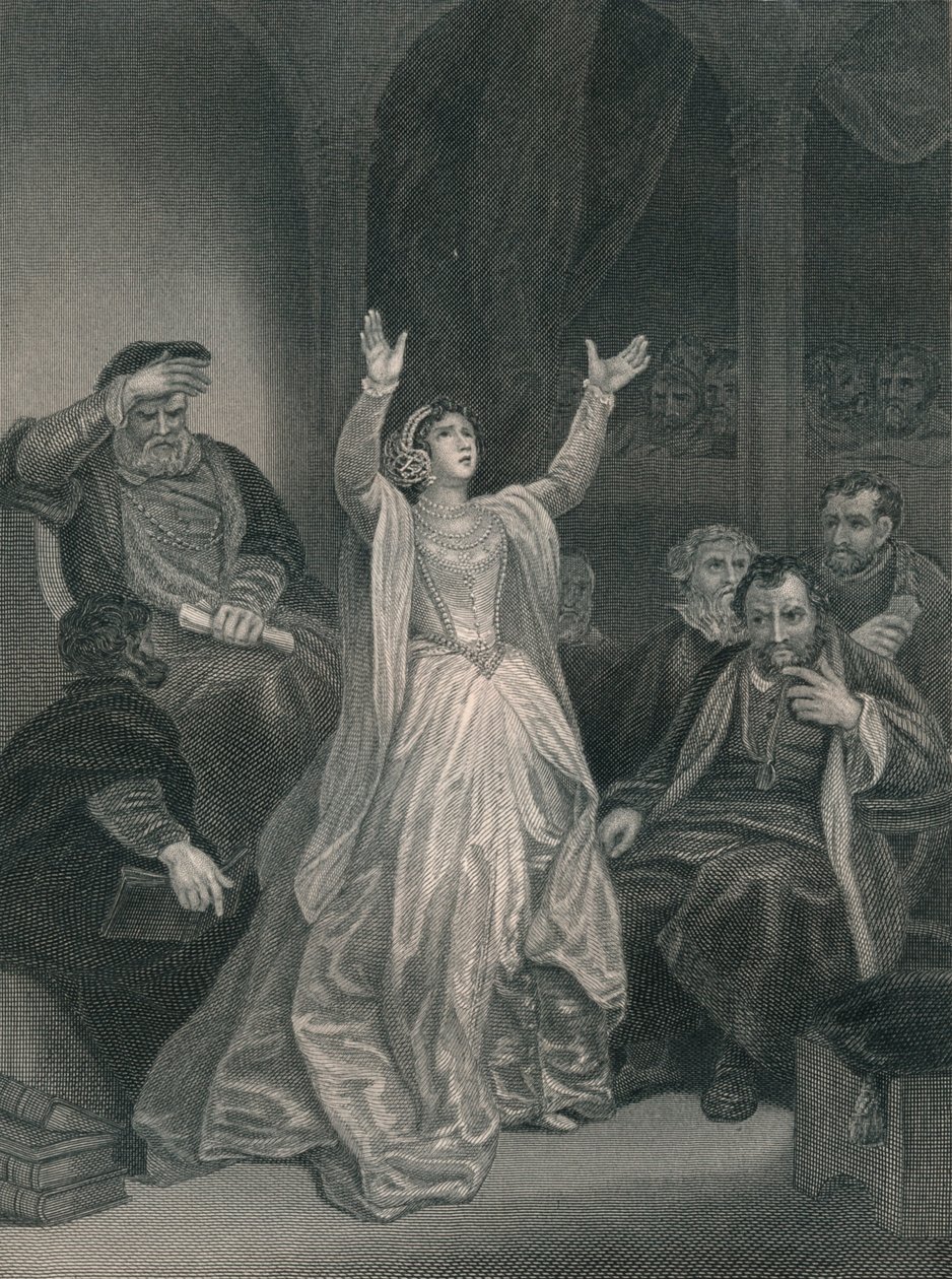 Condanna di Anna Bolena, metà del XIX secolo da George C. Finden
