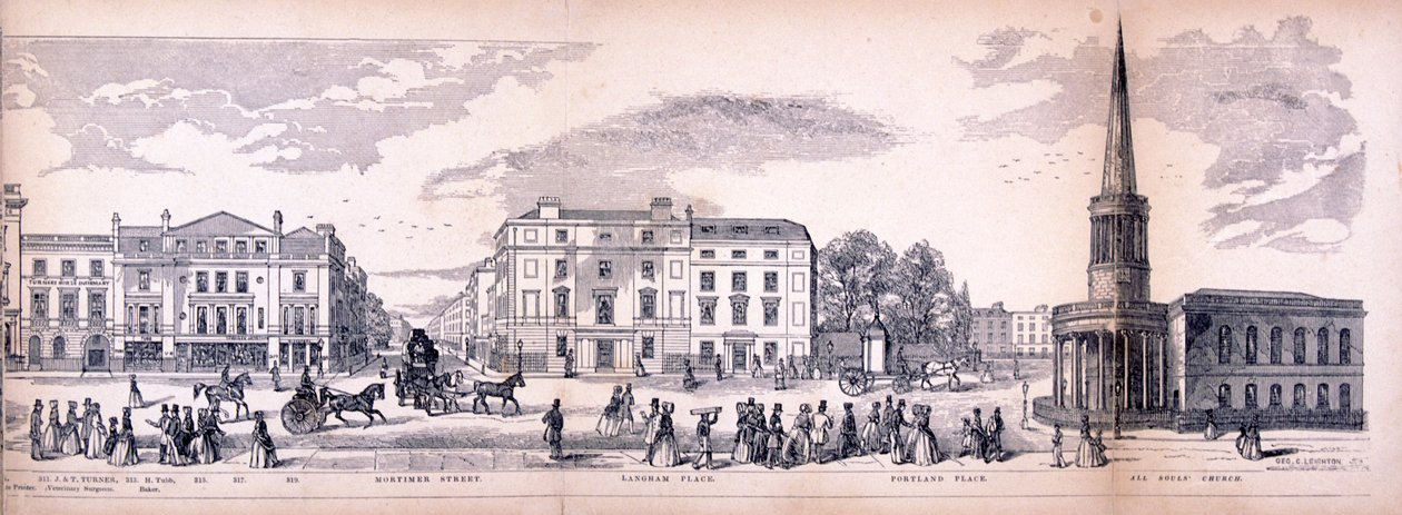 Panorama di Londra, 1849 da George C Leighton