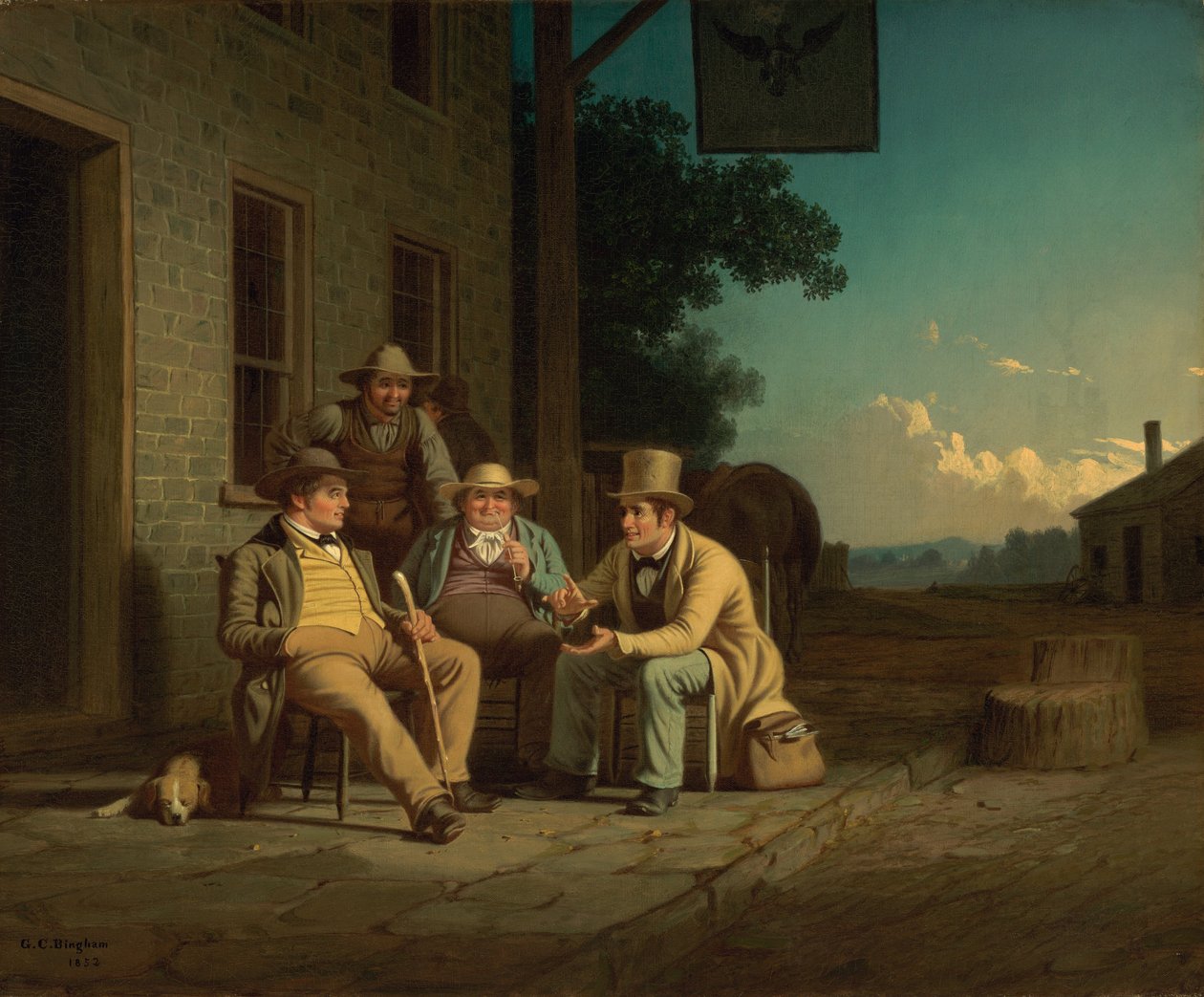 Fare propaganda per il voto da George Caleb Bingham