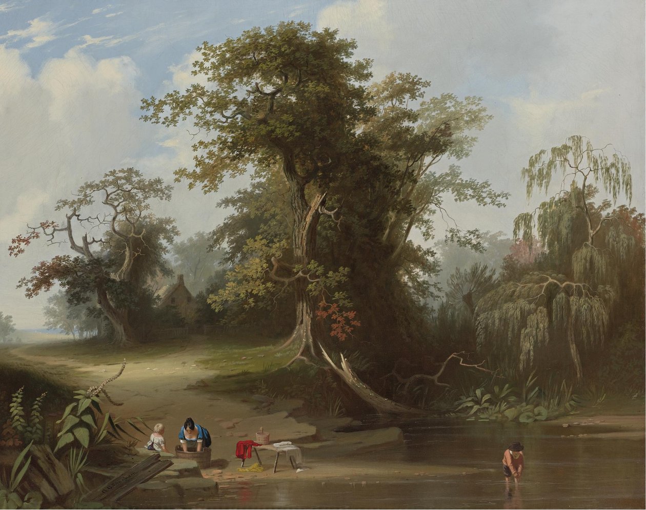 Paesaggio; scena rurale da George Caleb Bingham